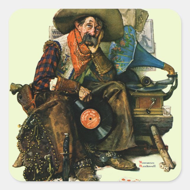 Dreams of Long Ago Square Sticker (Front)