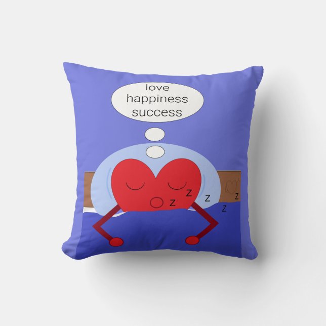 Dreams of My Heart: Throw Pillow (Front)