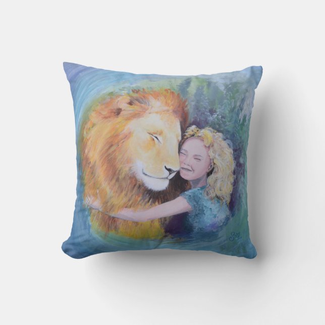 Dreams of Narnia Throw Pillow (Front)