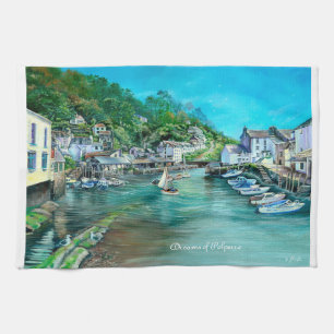 Dreams of Polperro Kitchen Towel