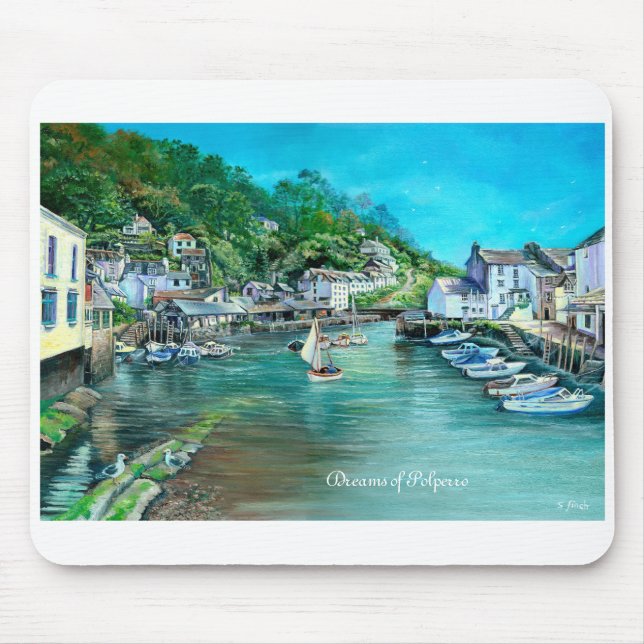 Dreams of Polperro Mouse pad (Front)