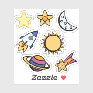 Dreams of Space Mobile Contour Sticker