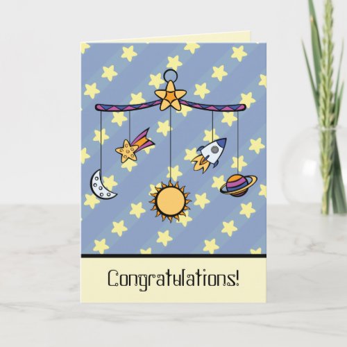 Dreams of Space Mobile Greeting Card
