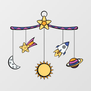 Dreams of Space Mobile Wall Decal