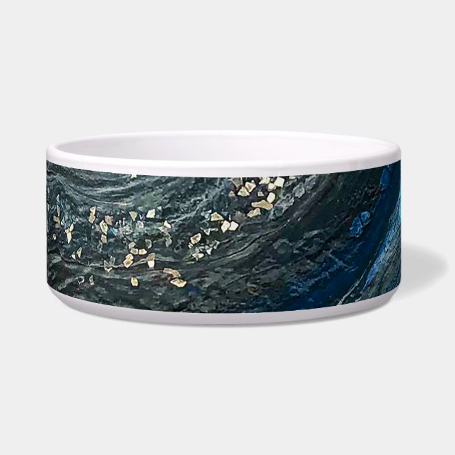 Dreams of the Ocean'20 abstract painting  Bowl (Front)