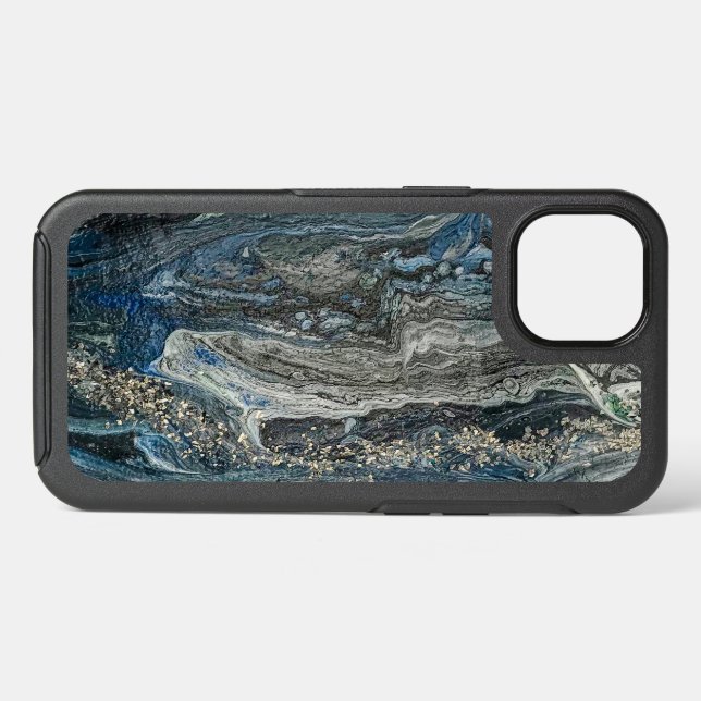 Dreams of the Ocean'20 abstract painting  Ceramic  Otterbox iPhone Case (Back Horizontal)