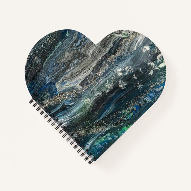 Dreams of the Ocean'20 abstract painting  Notebook (Front)