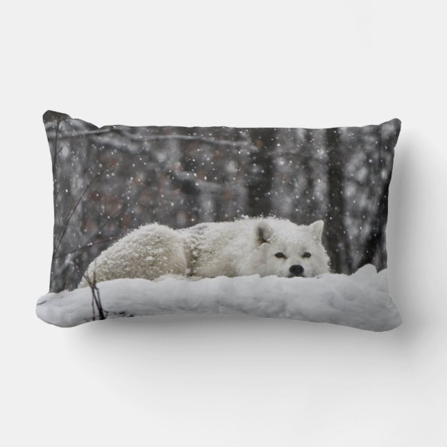 Dreams of warmer weather lumbar pillow (Front)