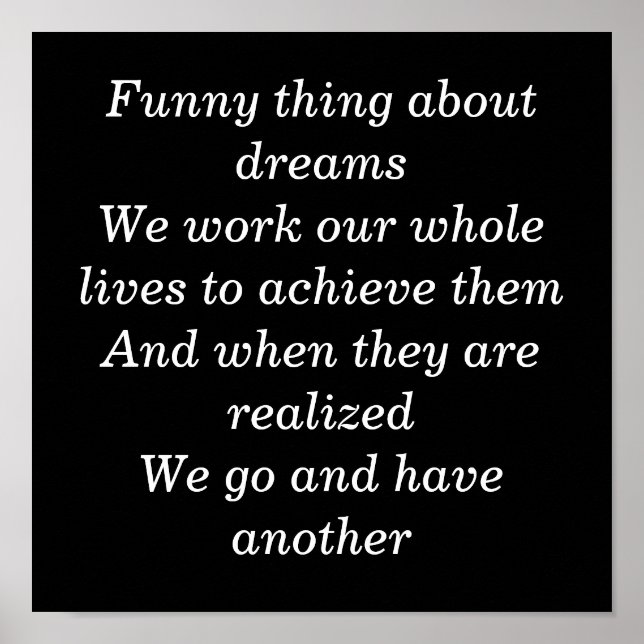 Dreams Poster (Front)