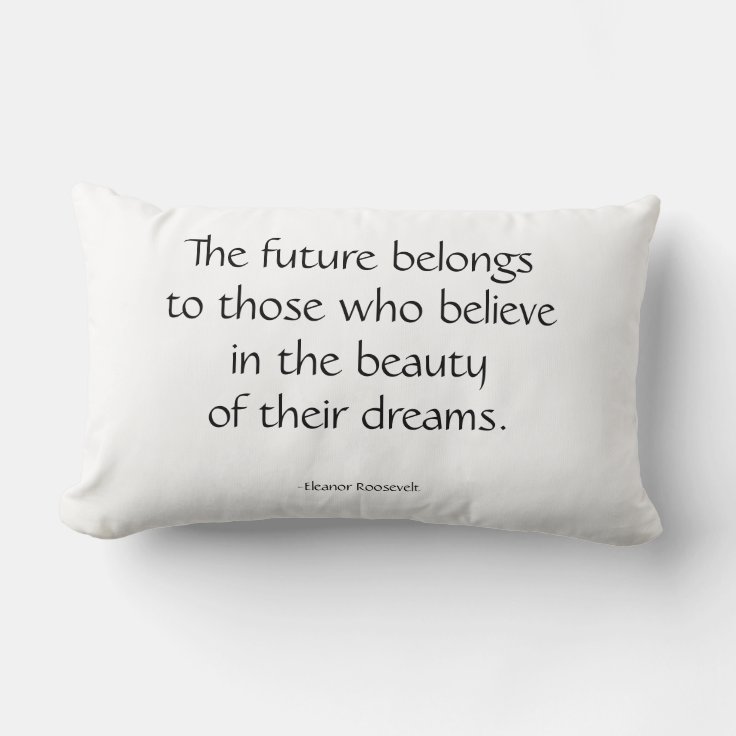 Dreams Quote Throw Pillow | Zazzle