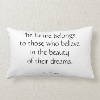 Dreams Quote Throw Pillow