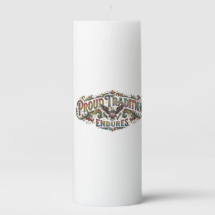 Dreams Thrive Here Inspirational T-Shirt Pillar Candle