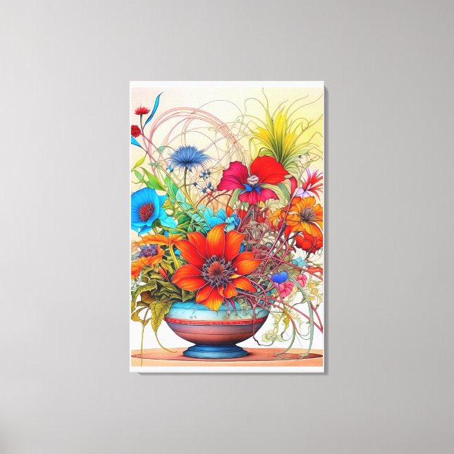 dreams through the fabric of dawn canvas print (Front)