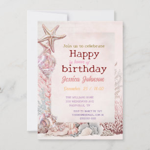 Dreams under the sea invitation