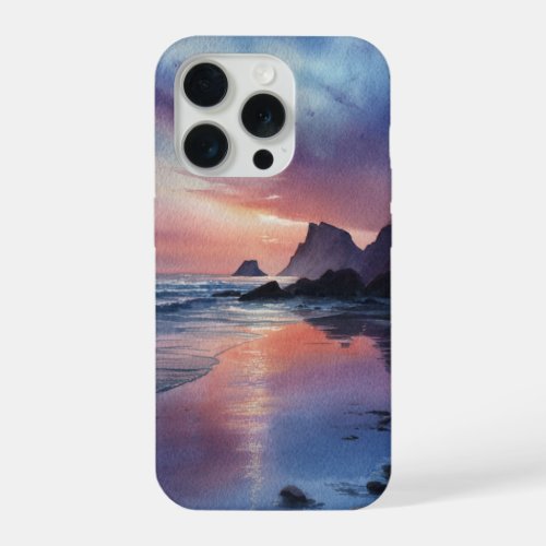Dreamscape Coastal Sunset Cover iPhone 15