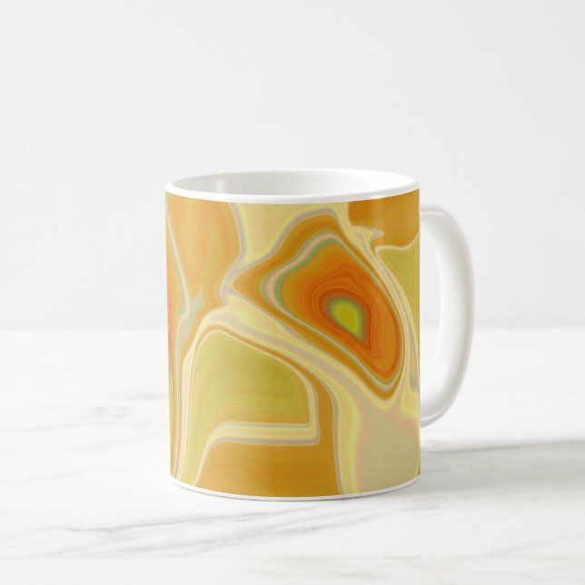 Dreamscape in Gold Coffee Mug (Front Right)
