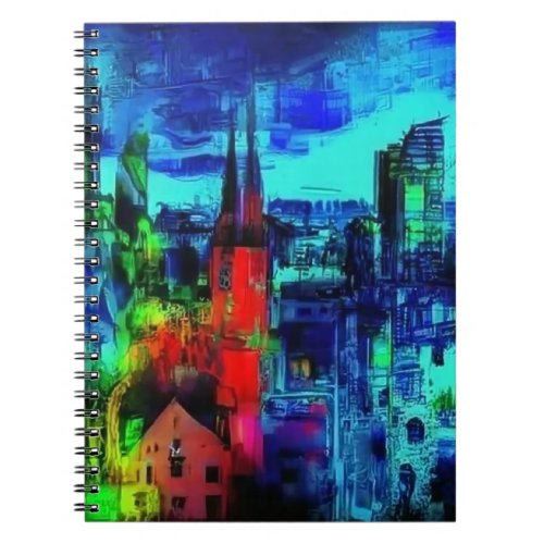Dreamscapes of Urban Nights Chromatic Symphony Notebook