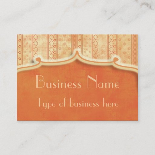 Customizable Dreamsicle Notion Business Card