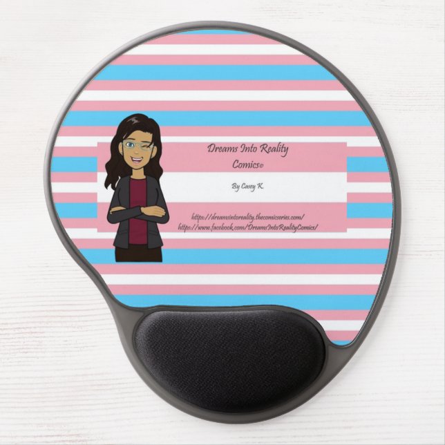 DreamsIntoRealityComics Ashlyn Tempest Cover Art Gel Mouse Pad (Front)