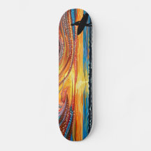 Dreamtime Surf - Limited Edition Aboriginal Dot Ar