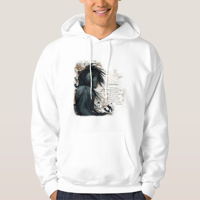 DreamWalker Horse by Bihrle Verse Hoodie (Front)