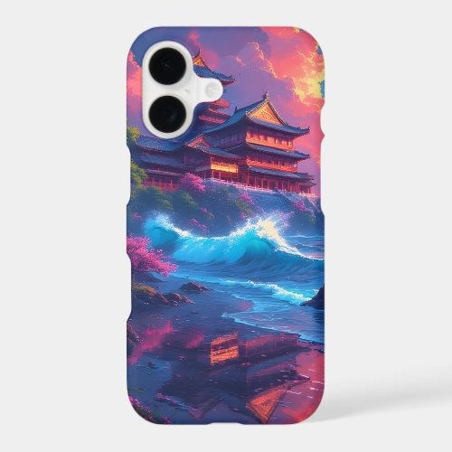 Dreamwave Pagoda by the Sea iPhone 17 Case