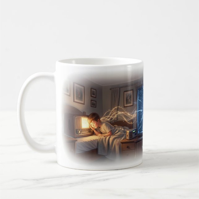 Dreamwave Signals and Wonder Poster Coffee Mug (Left)