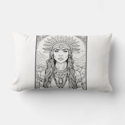 Dreamweaver Elegance Native American Pillow Art