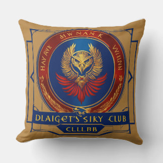 "Dreamweaver's Haven: Luxuriously Embrace Serenity Throw Pillow