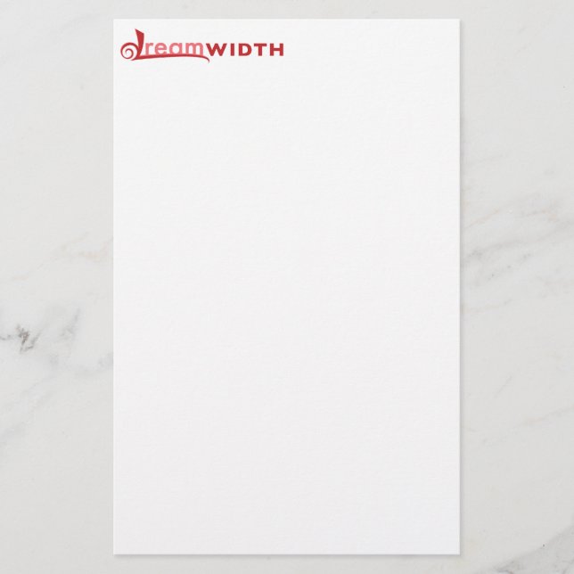 Dreamwith Logo Stationery (Front)