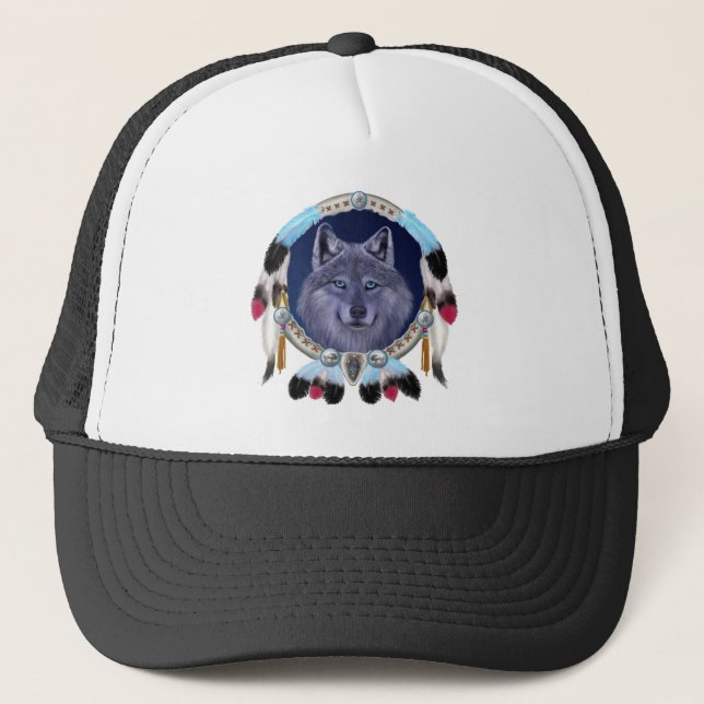 DREAMWOLF TRUCKER HAT (Front)