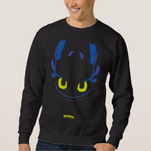 DreamWorks Dragons Toothless Night Fury Big Face C Sweatshirt