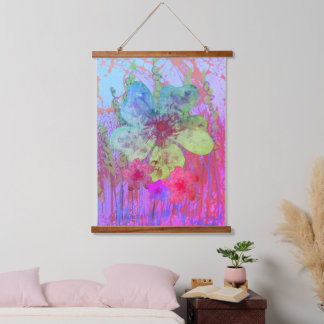 Dreamy-Abstract-Floral-Meadow Hanging Tapestry