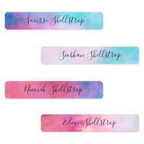Dreamy Abstract Pastels Name In Calligraphy Labels Dreamy Abstract Pastels Name In Calligraphy Labels