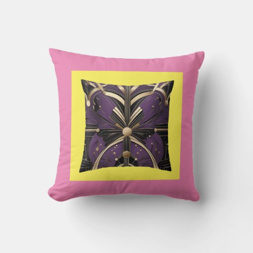 Dreamy Abstract Throw Pillow