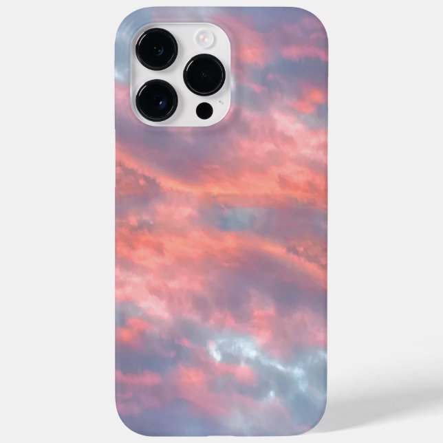 Dreamy Aesthetic Sunset Clouds Case-Mate iPhone Case (Back)