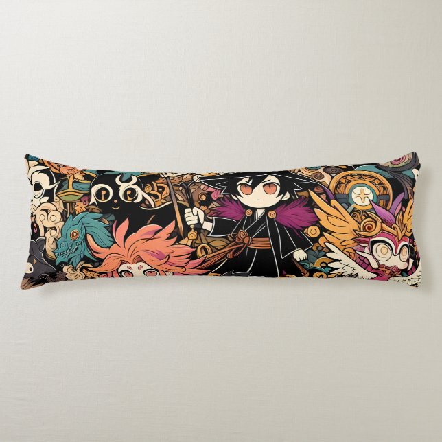 Dreamy Anime-Inspired Pillowcases & Beddings Body Pillow (Front)