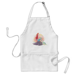 Dreamy Ariel on the Rocks Adult Apron