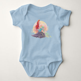 Dreamy Ariel on the Rocks Baby Bodysuit