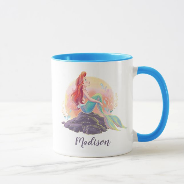 Dreamy Ariel on the Rocks Mug (Right)