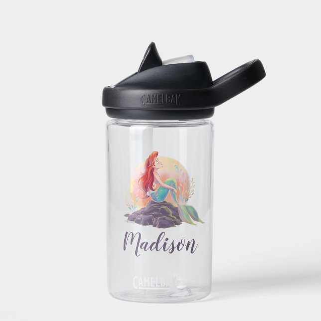 Dreamy Ariel on the Rocks Water Bottle (Left)
