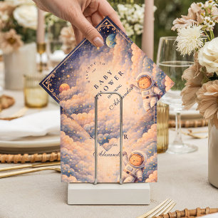 Dreamy Astronaut Cloudscape Baby Shower Napkins