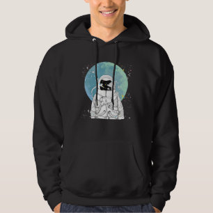 Dreamy Astronaut Rocket Space Travel Blast Off Men Hoodie