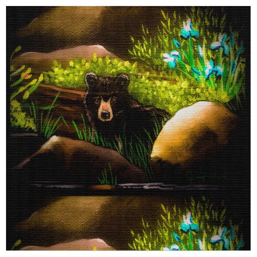 Dreamy Baby Stream Bear Fabric