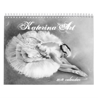 Dreamy Ballerinas 2014 Calendar KaterinaArt