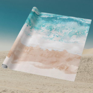 Dreamy Beach Waves Wrapping Paper