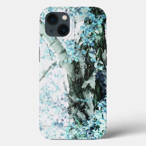 Dreamy Birch Tree 2 wall art iPhone 13 Case