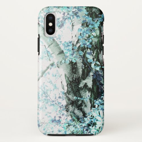 Dreamy Birch Tree 2 wall art iPhone X Case