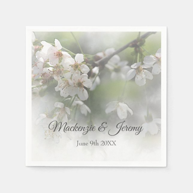 Dreamy Blossoms 2 Napkins (Front)