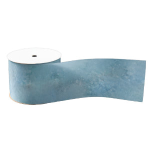 Dreamy Blue And Grey Grosgrain Ribbon